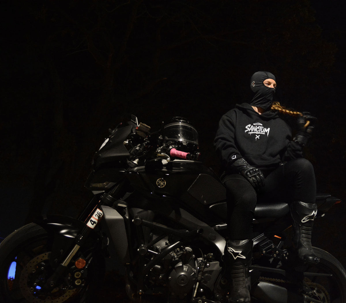Black Logo Hoodie