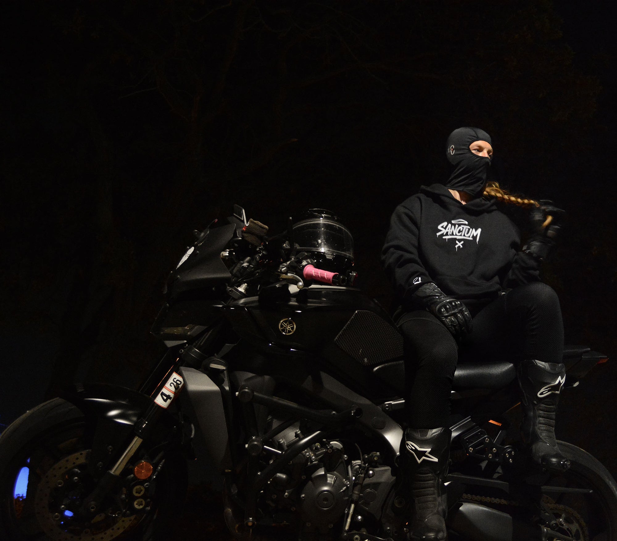 Black Logo Hoodie